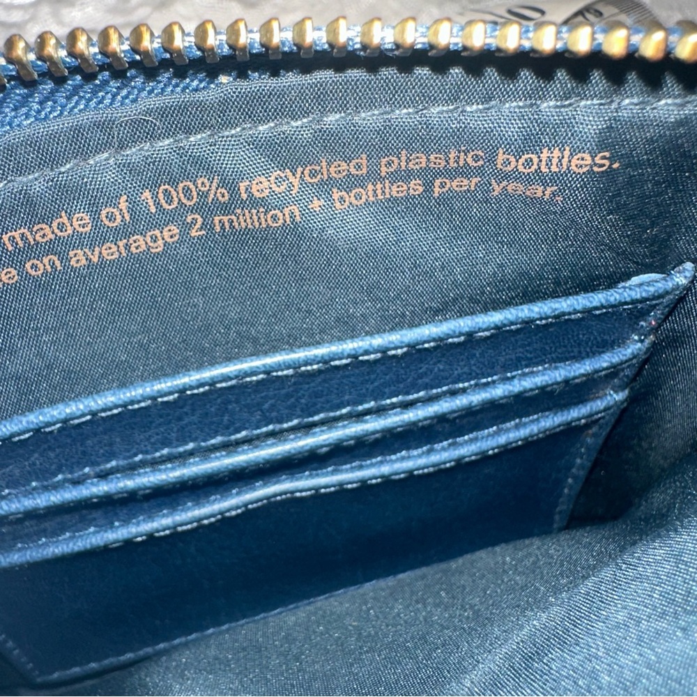 Matt & Nat Navy Vegan Leather Wristlet - Picture 3 of 11
